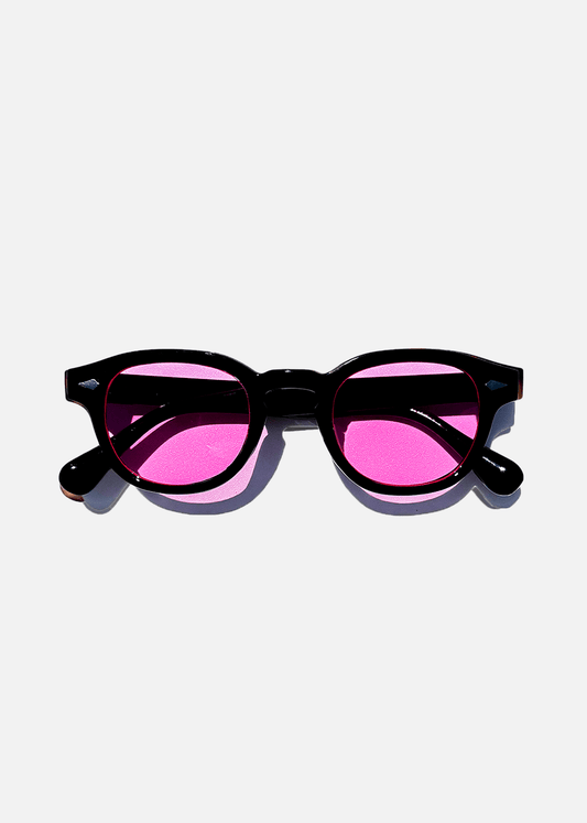 Lunettes soleil rose 